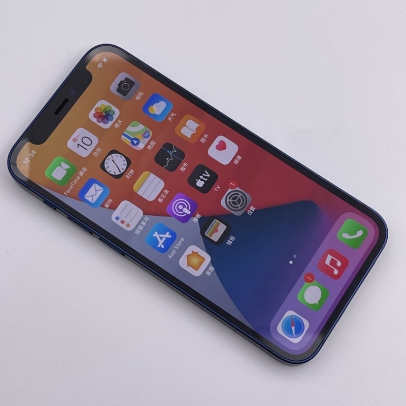 95新 苹果/iphone 12 mini 64g 全网通5g 蓝色 编号7504
