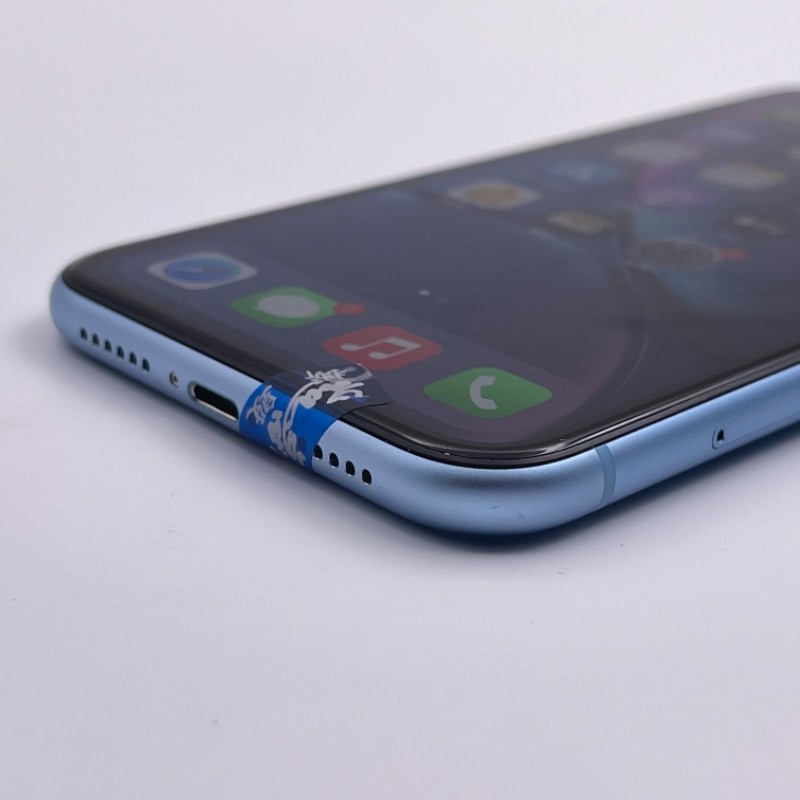95新 苹果/iphone xr 128g 海外版 全网通4g 蓝色 编号9694