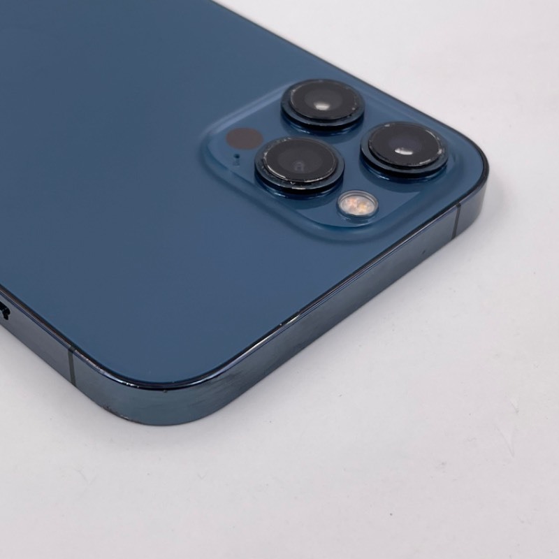 9新 苹果/iphone12 pro max 128g 海外版 全网通5g 蓝色 编号0142