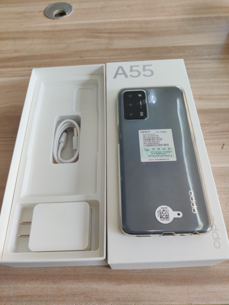 99新  oppo/a55  6 128g 国行 全网通5g 双卡双待 律动黑