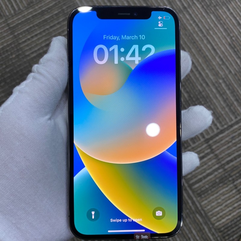 9新 苹果/iphone 12 pro 128gb 石墨色 海外版 编号7599