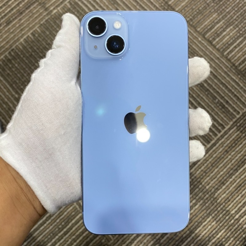 95新 苹果/iphone 14 plus 128gb 蓝色 卡贴(att) 编号5829