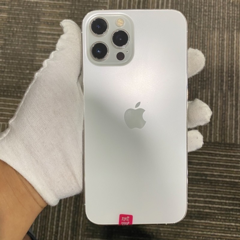 95新 蘋果/iPhone 12 Pro Max 256GB 銀色 海外版 編號0196 