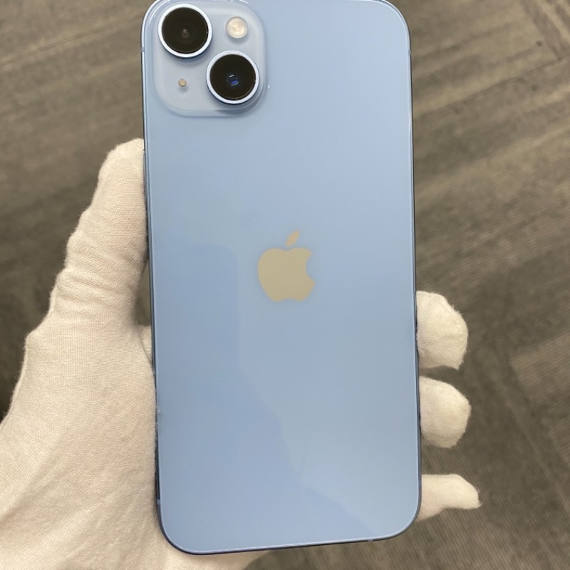 99新 蘋果/iPhone 14 Plus 256GB 藍色 卡貼(ATT版) 編號8957 