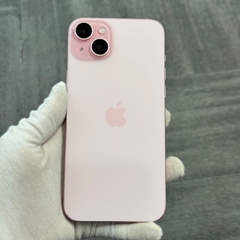 9新 苹果/iPhone 15 Plus 128GB 粉色 有锁ATT 编号72091 