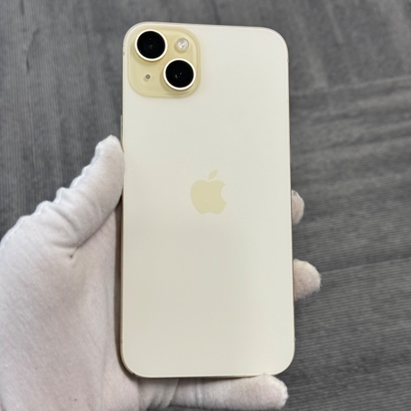 9新 苹果/iPhone 15 Plus 128GB 黄色 有锁Cell 编号02741 