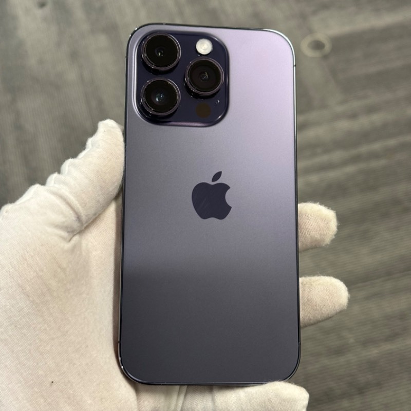 95新 苹果/iPhone 14 Pro 256GB 暗紫色 有锁TM 编号86608 