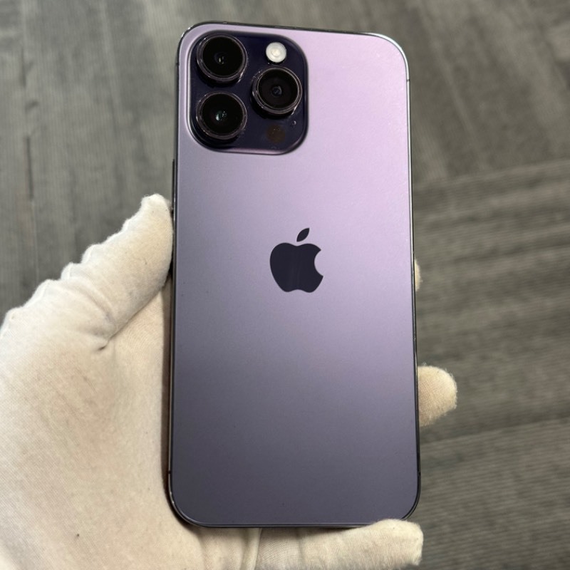 9新 苹果/iPhone 14 Pro Max 256GB 暗紫色 有锁Ver 编号33408 
