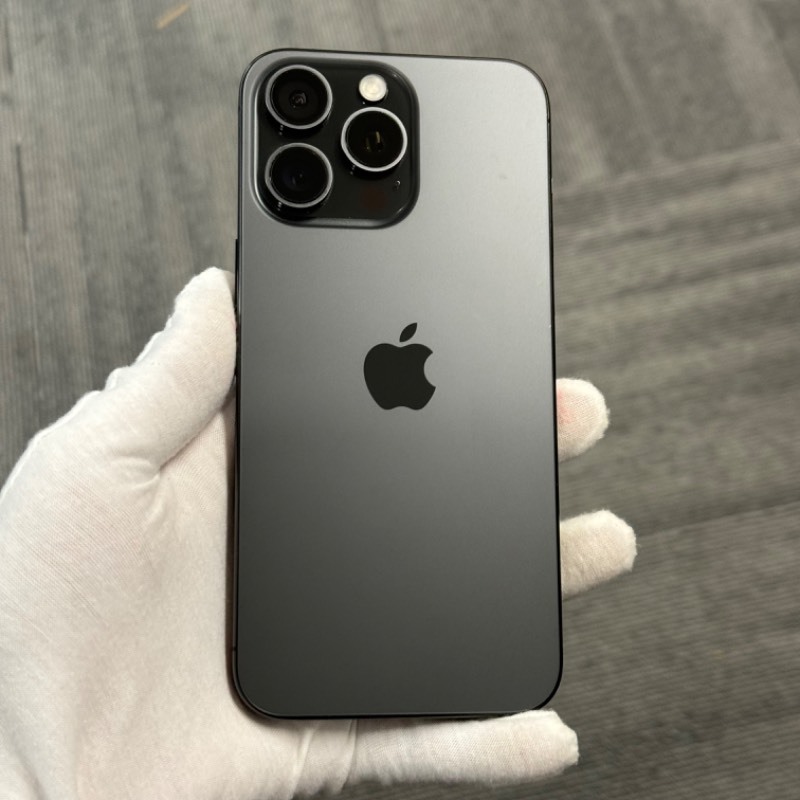 98新 苹果/iPhone 15 Pro Max 256GB 黑色钛金属 有锁ATT 编号23251 