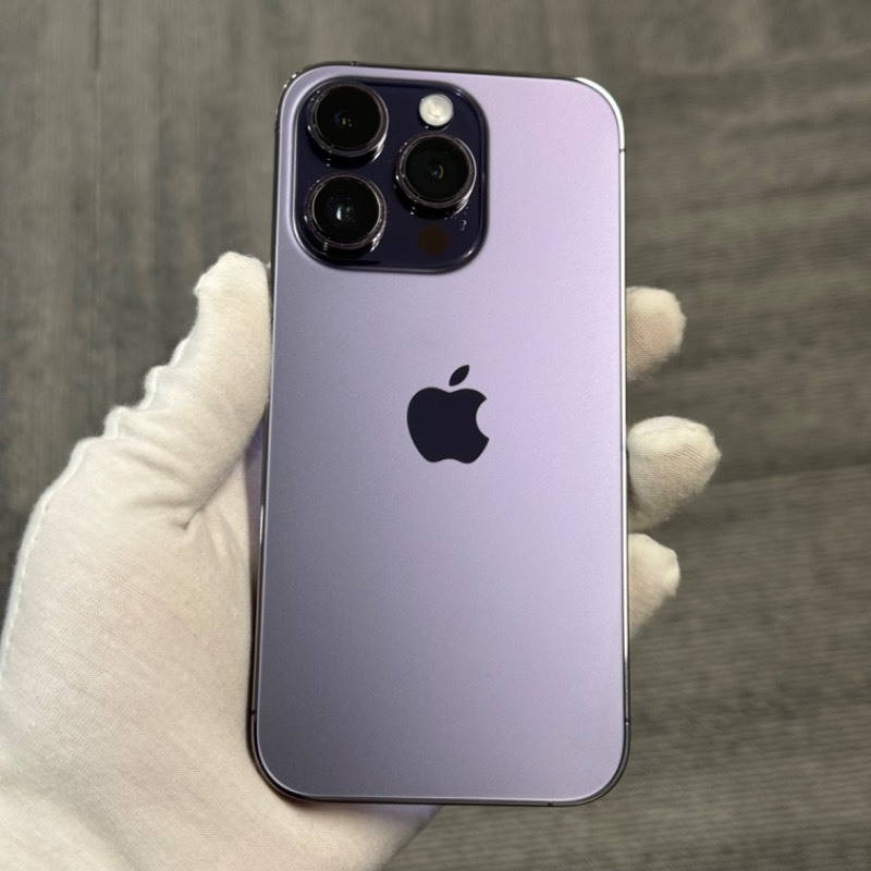 95新 苹果/iPhone 14 Pro 128GB 暗紫色 国行 双卡 编号72669 
