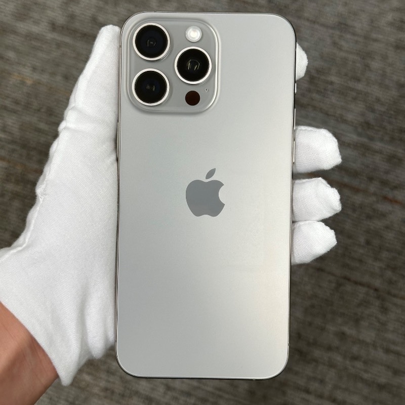 95新 苹果/iPhone 15 Pro Max 256GB 原色钛金属 sim卡限制ATT 编号23213 