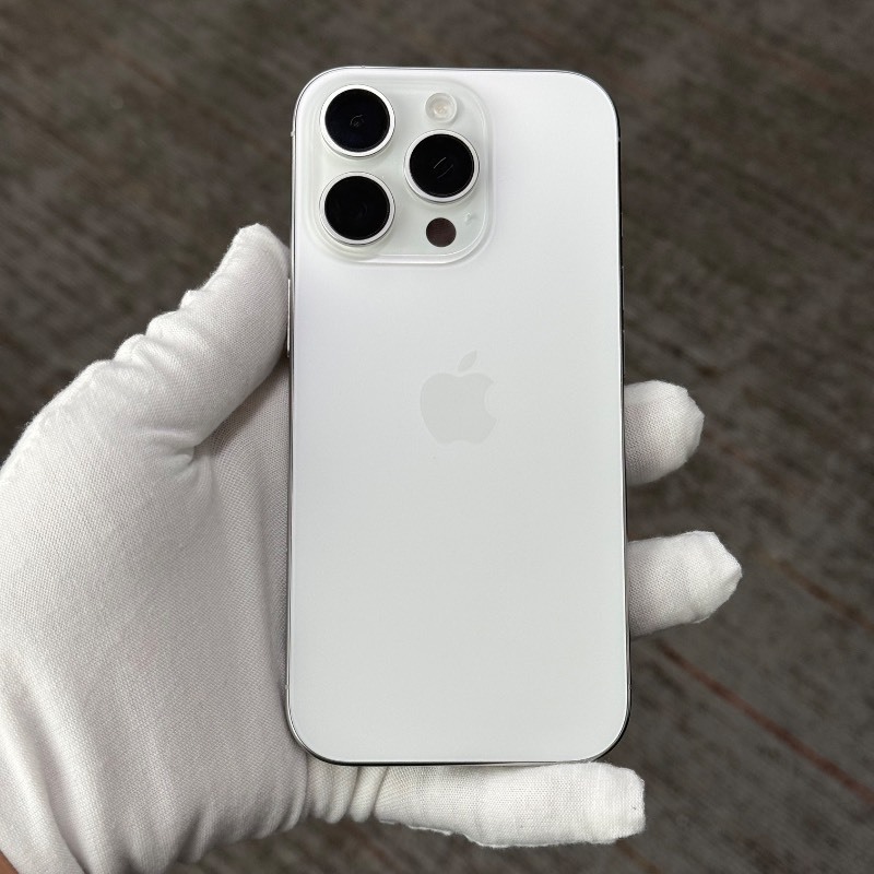 98新 苹果/iPhone 16 Pro 128GB 白色钛金属 sim卡限制ATT 编号47109 