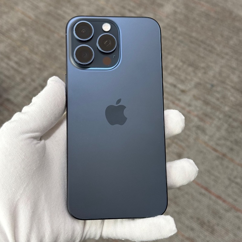 98新 苹果/iPhone 15 Pro Max 1TB 蓝色钛金属 无锁版 编号61958 