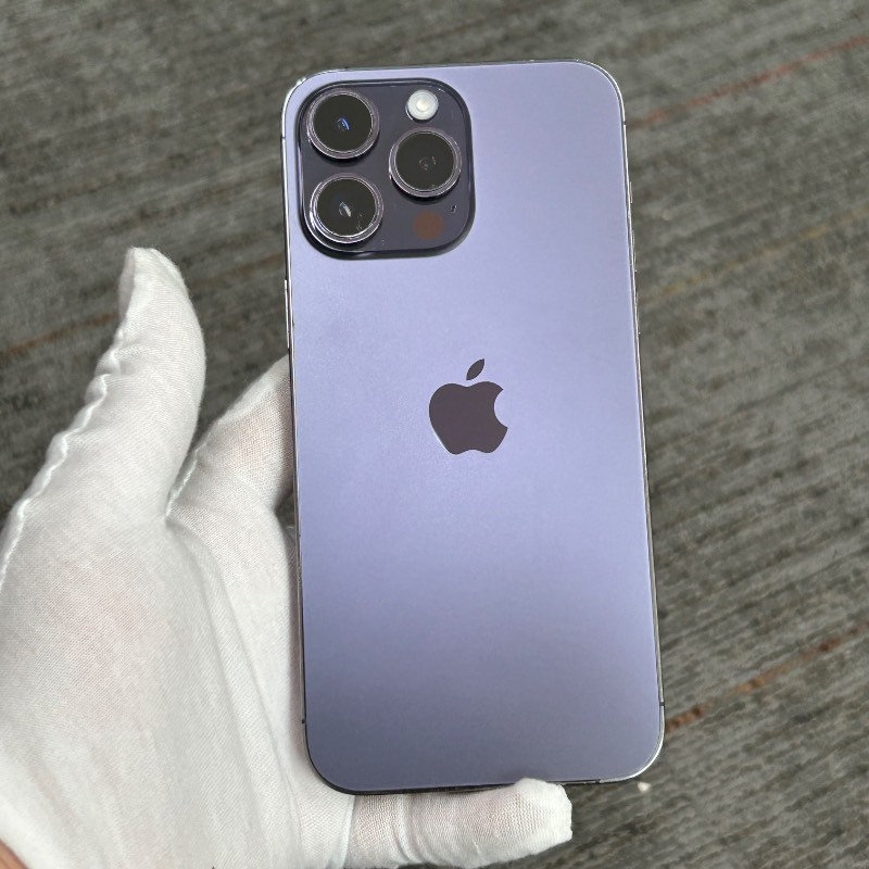 9新 苹果/iPhone 14 Pro Max 256GB 暗紫色 无锁版 编号24238 