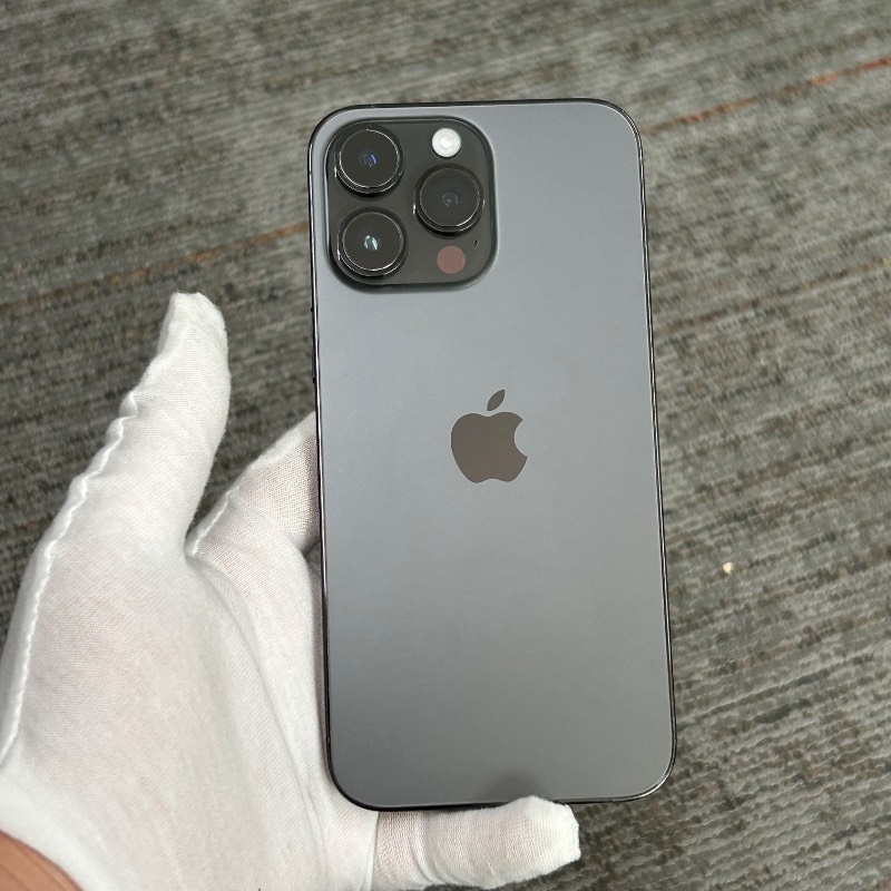 95新 苹果/iPhone 14 Pro Max 128GB 深空黑色 sim卡限制SPE 编号18348 