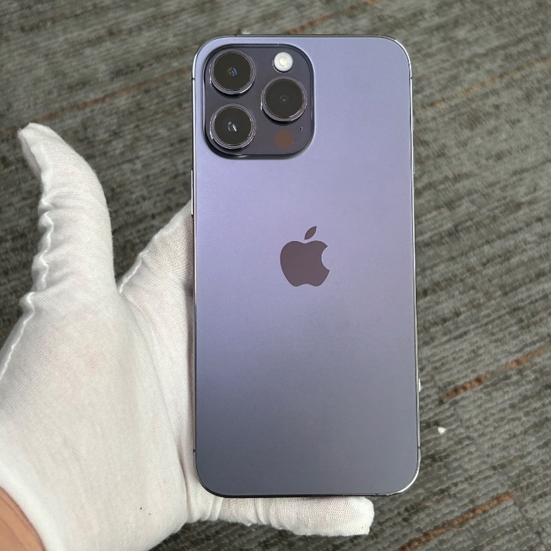 95新 苹果/iPhone 14 Pro Max 256GB 暗紫色 无锁版 编号60388 