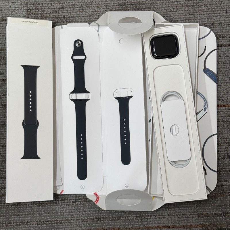 准新机 Apple Watch Series 8  45mm 午夜黑 GPS+蜂窝 编号10290 