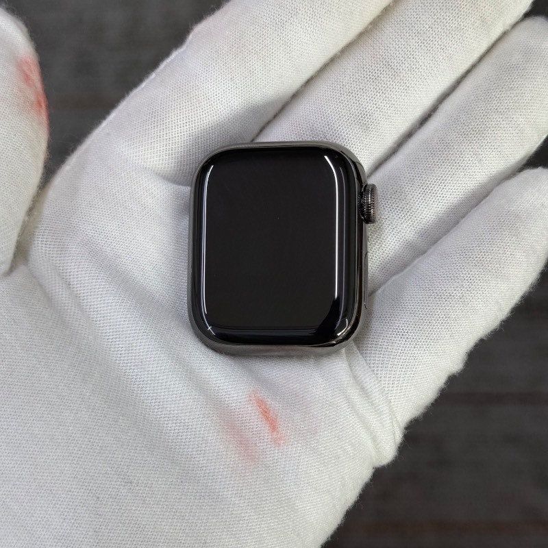 准新机 Apple Watch Series 8 不锈钢 41mm 石墨色 GPS+蜂窝 编号92902 