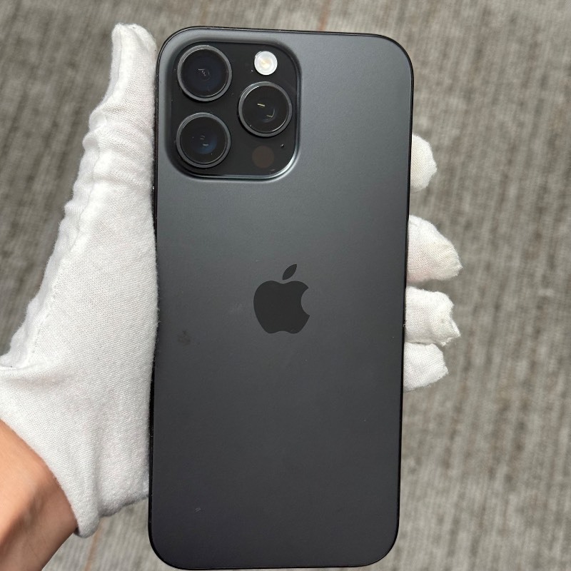 9新 苹果/iPhone 16 Pro Max 256GB 黑色钛金属 sim卡限制T-Mobile 编号43009 
