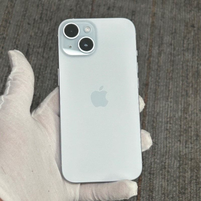 98新 苹果/iPhone 15 128GB 蓝色 无锁版 编号74632 