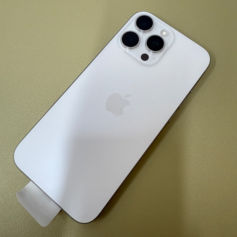 新机 苹果/iPhone 16 Pro Max 256GB 白色钛金属 sim卡限制ATT 编号52760 