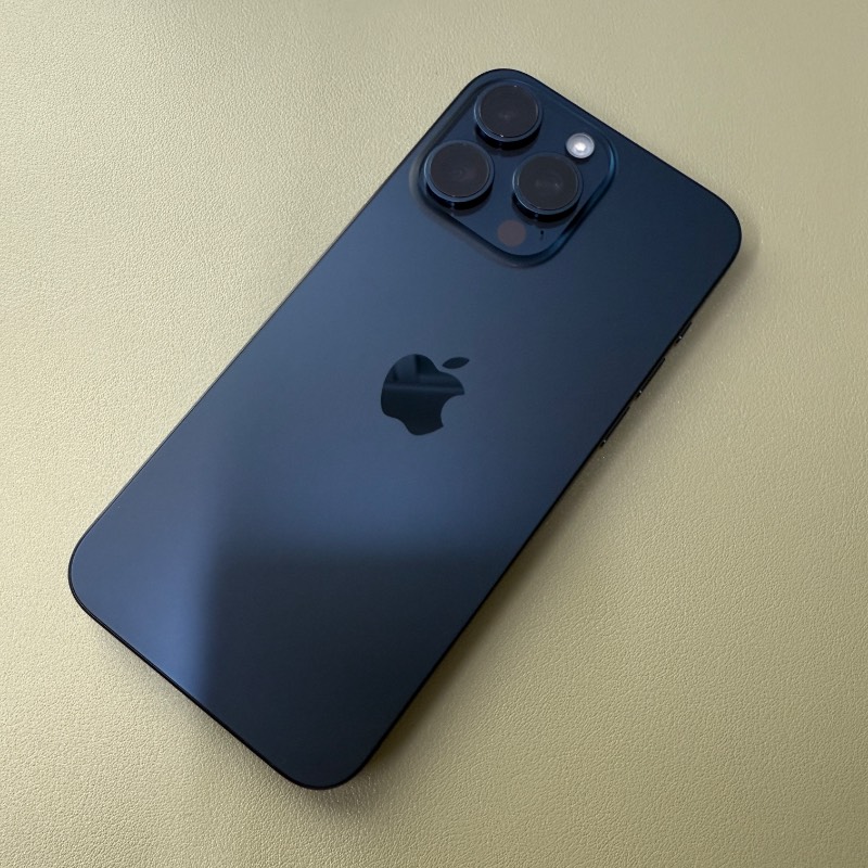 98新 苹果/iPhone 15 Pro Max 512GB 蓝色钛金属 无锁版 编号71734 