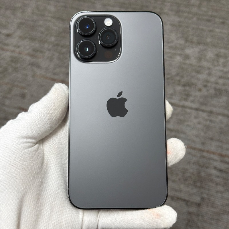 9新 苹果/iPhone 14 Pro Max 256GB 深空黑色 无锁版 编号61243 