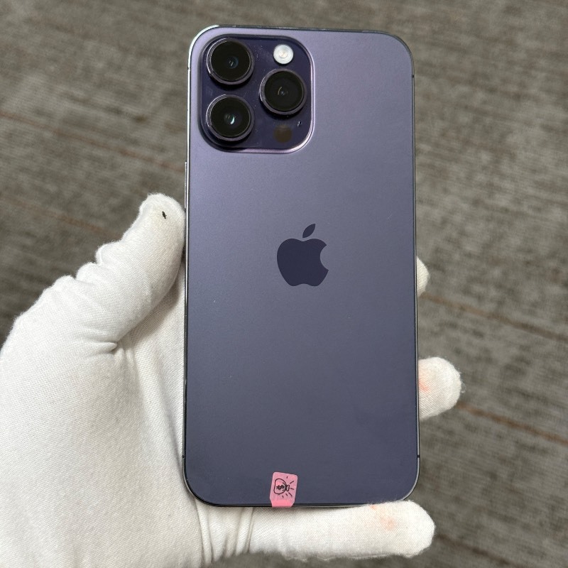 95新 苹果/iPhone 14 Pro Max 256GB 暗紫色 sim卡限制ATT 编号89769 