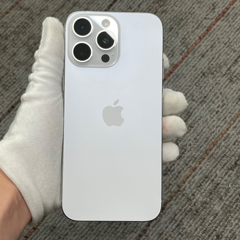 95新 苹果/iPhone 16 Pro Max 256GB 白色钛金属 无锁版 编号69140 