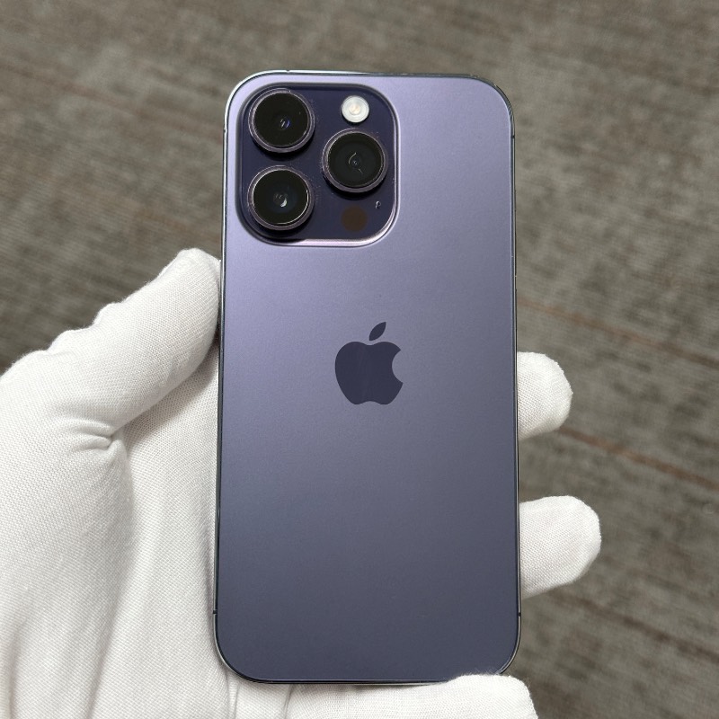 95新 苹果/iPhone 14 Pro 256GB 暗紫色 无锁版 编号53423 