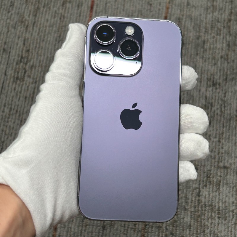 95新 苹果/iPhone 14 Pro 128GB 暗紫色 sim卡限制Ver 编号52597 