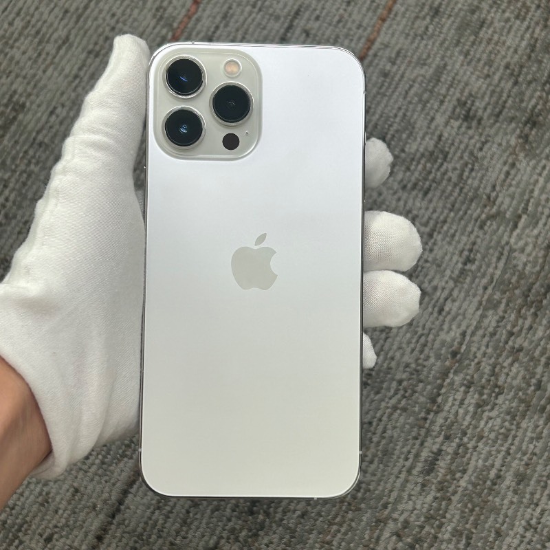 准新机 苹果/iPhone 13 Pro Max 128GB 银色 sim卡限制T-Mobile 编号13959 