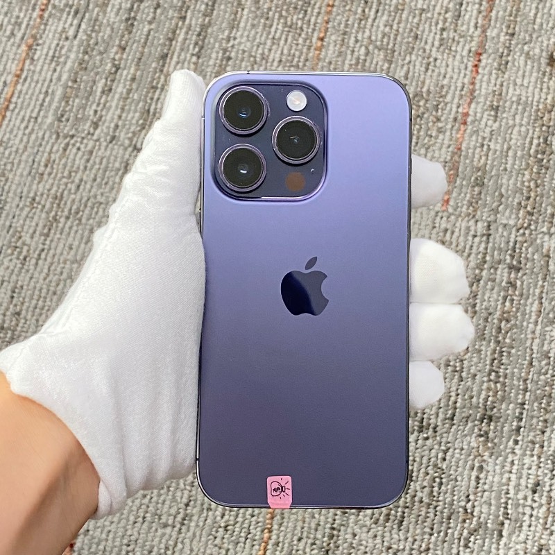95新 苹果/iPhone 14 Pro 1TB 暗紫色 sim卡限制ATT 编号50278 