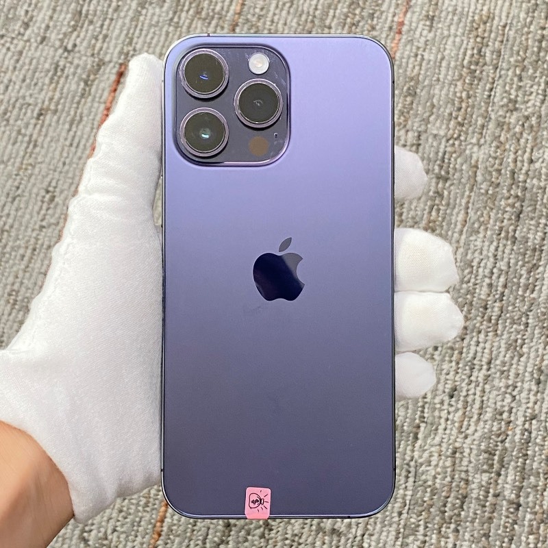 95新 苹果/iPhone 14 Pro Max 256GB 暗紫色 sim卡限制ATT 编号31885 