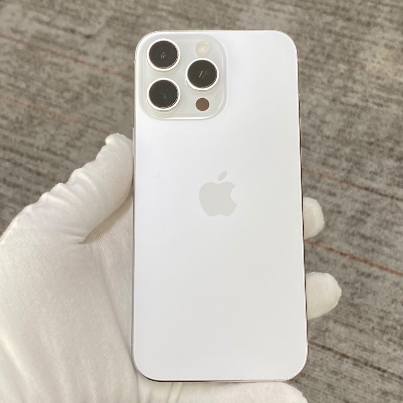 95新 苹果/iPhone 16 Pro Max 256GB 白色钛金属 sim卡限制SPE 编号56526 