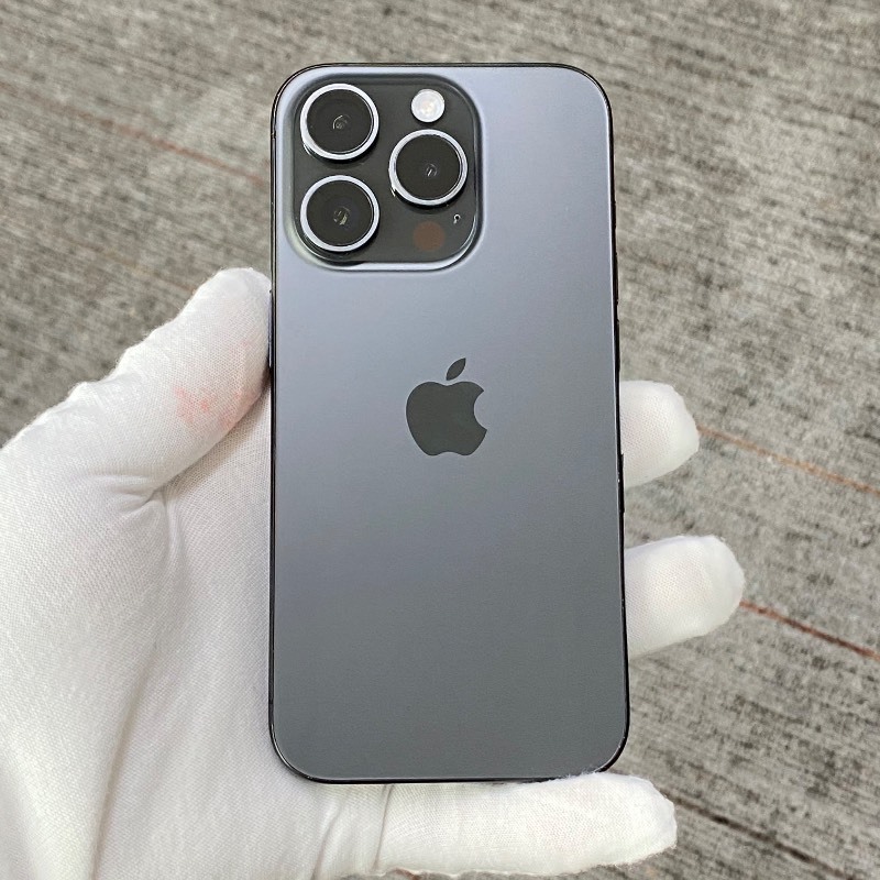 9新 苹果/iPhone 15 Pro 256GB 黑色钛金属 sim卡限制T-Mobile 编号86358 