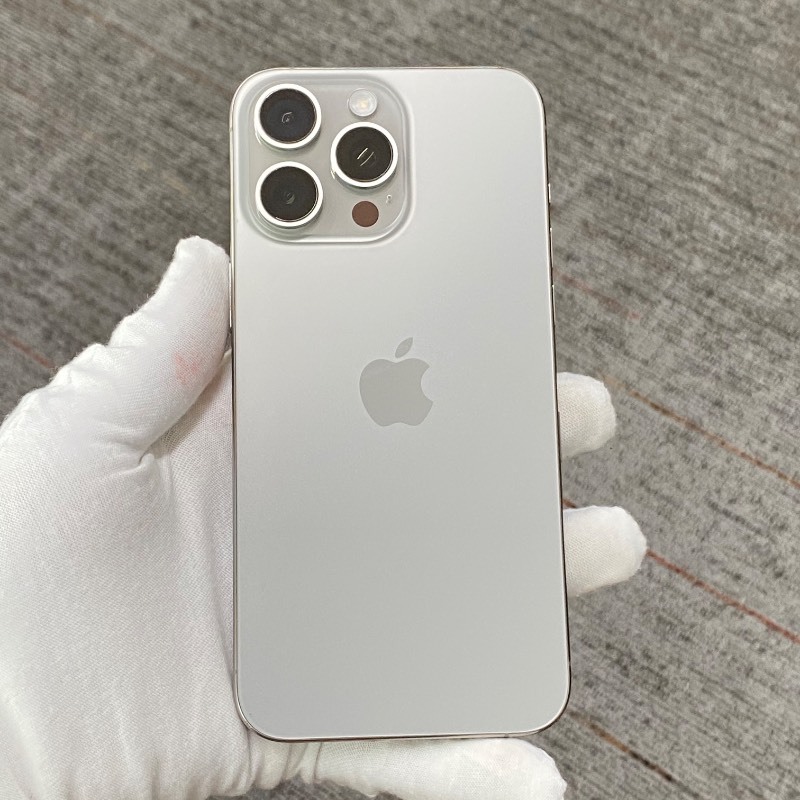 9新 苹果/iPhone 15 Pro Max 256GB 原色钛金属 sim卡限制SPE 编号14623 