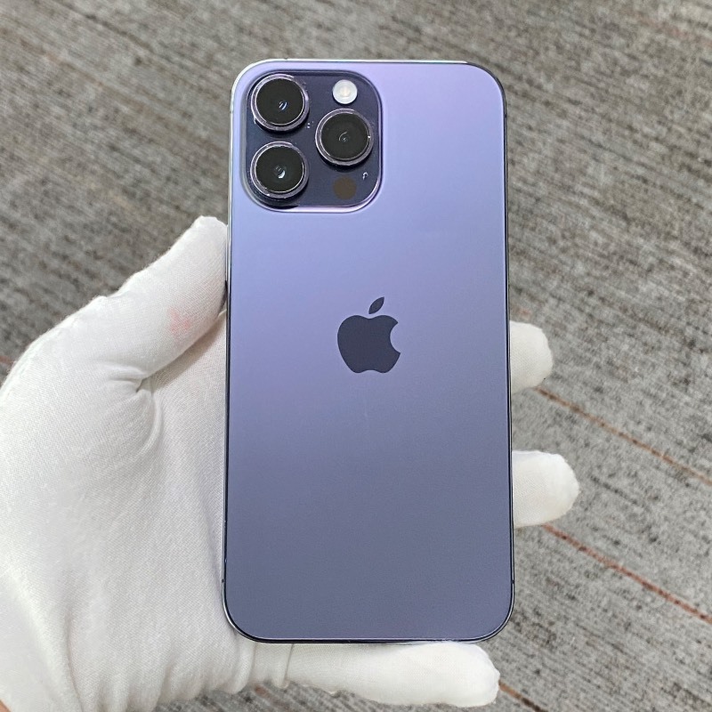 95新 苹果/iPhone 14 Pro Max 256GB 暗紫色 sim卡限制ATT 编号93398 