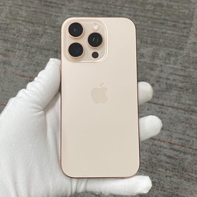 98新 苹果/iPhone 16 Pro 128GB 沙漠色钛金属 sim卡限制ATT 编号20580 