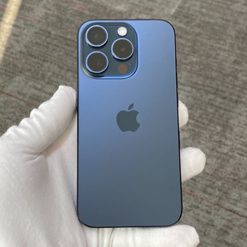 95新 苹果/iPhone 15 Pro 128GB 蓝色钛金属 sim卡限制Ver 编号16240 