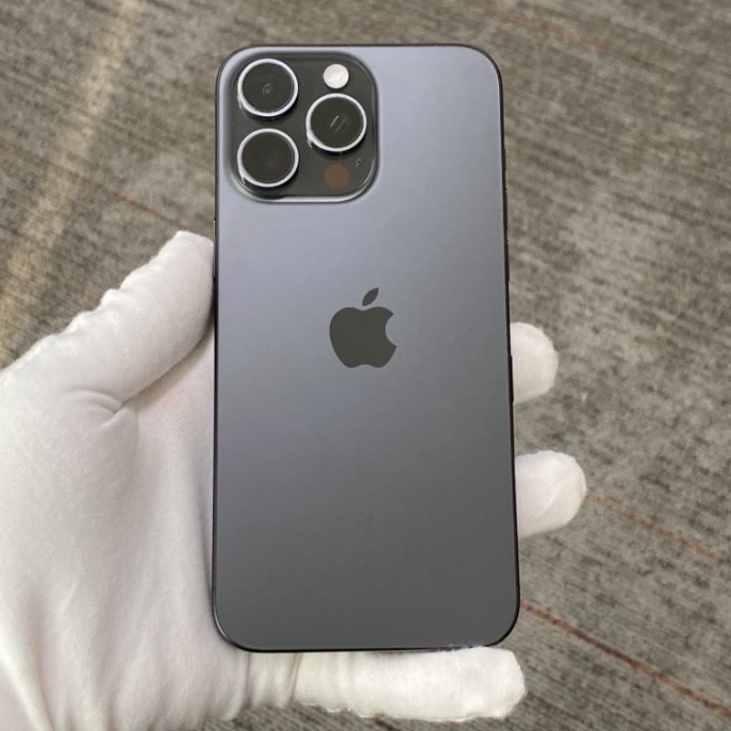 95新 苹果/iPhone 15 Pro Max 256GB 黑色钛金属 sim卡限制SPE 编号10538 