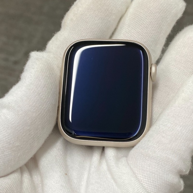 准新机 Apple Watch S8 45mm 32GB 星光色 GPS 编号CQMK6 