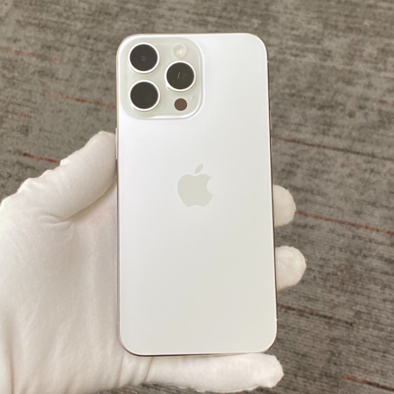 98新 苹果/iPhone 15 Pro Max 256GB 白色钛金属 sim卡限制ATT 编号53785 