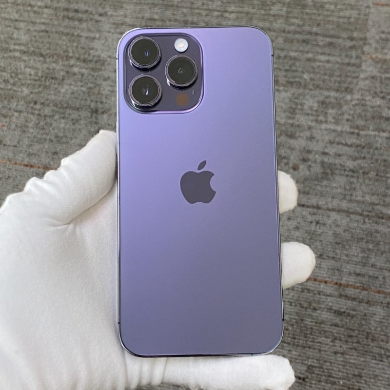 95新 苹果/iPhone 14 Pro Max 128GB 暗紫色 无锁版 编号54316 