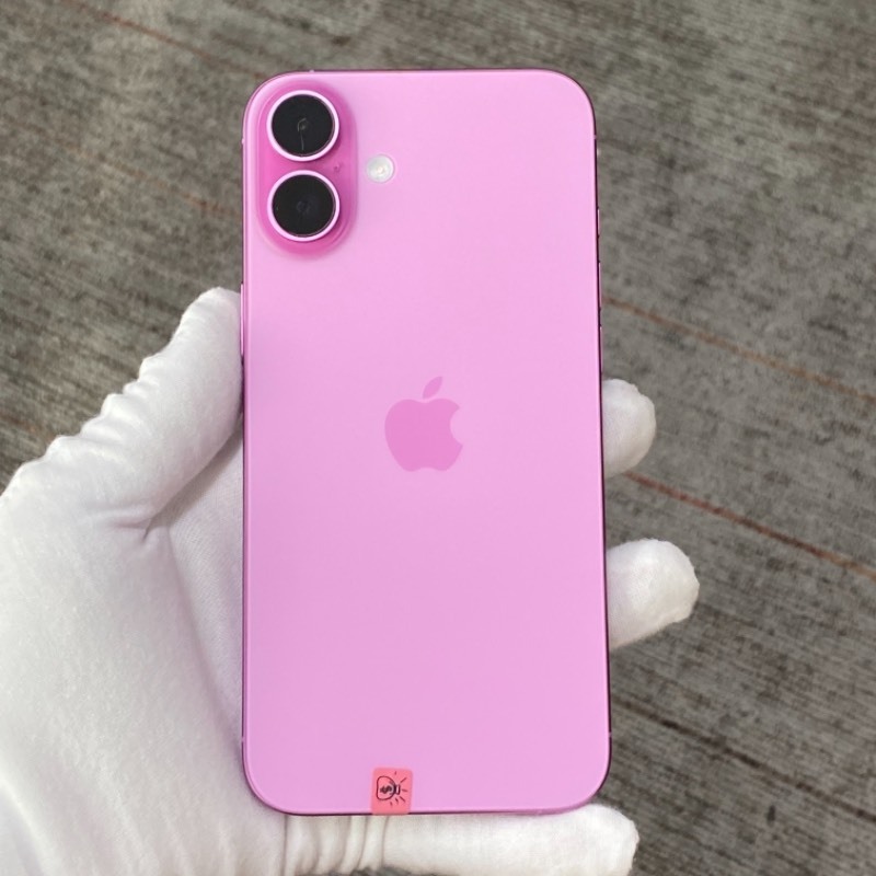 9新 苹果/iPhone 16 Plus 128GB 粉色 Aragon 编号06123 