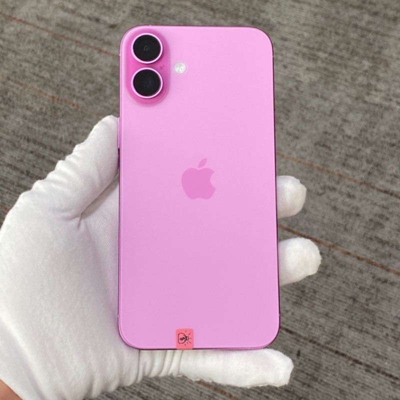 95新 苹果/iPhone 16 Plus 128GB 粉色 sim卡限制T-Mobile 编号25112 