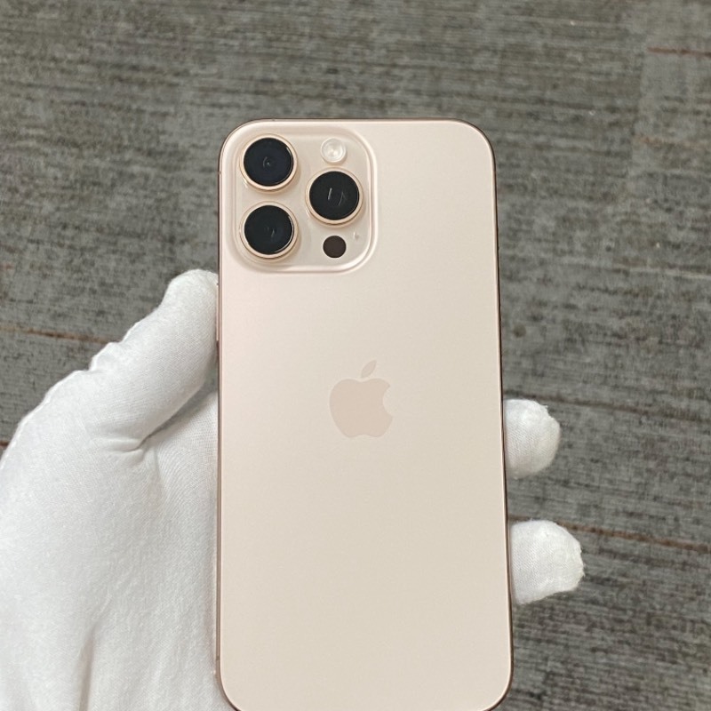 98新 苹果/iPhone 16 Pro Max 256GB 沙漠色钛金属 sim卡限制T-Mobile 编号76594 