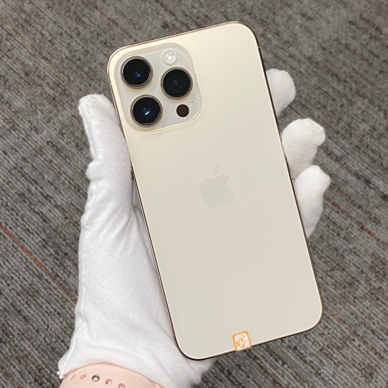 98新 苹果/iPhone 14 Pro Max 128GB 金色 中国无锁 编号86712 