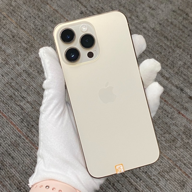 98新 苹果/iPhone 14 Pro Max 128GB 金色 中国无锁 编号86712 