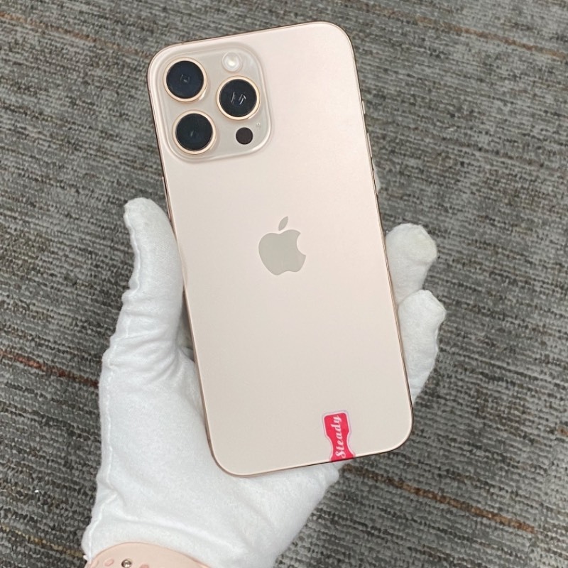 98新 苹果/iPhone 16 Pro Max 256GB 沙漠色钛金属 无锁版 编号22941 